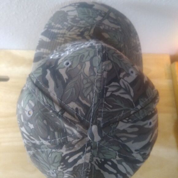 Deadstock Vintage Chambers Security Services Bodyguard Camouflage Snap Back Hat - Picture 6 of 8
